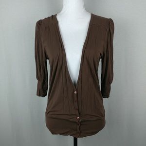 Mod Bod Brown cardigan